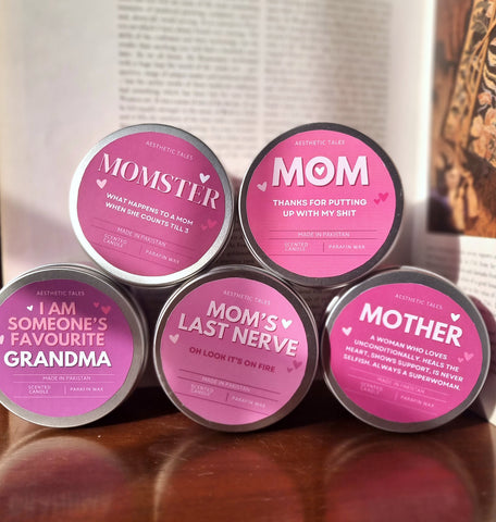 Scented Candle - Mom Scented Candle - Mom