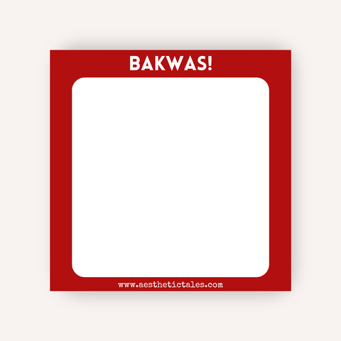 Bakwas - Memo Notepad Bakwas - Memo Notepad