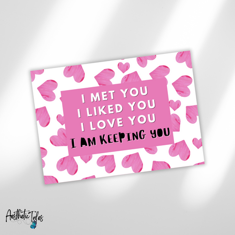I Am Keeping You | Postcard I Am Keeping You | Postcard