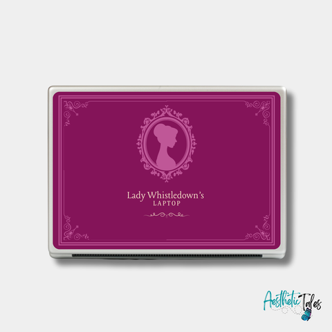 Lady Whistledown (Pink) - Laptop Skin Lady Whistledown (Pink) - Laptop Skin