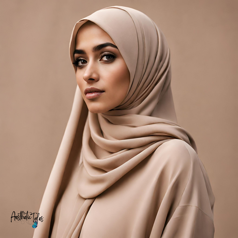 Premium Chiffon Hijab - Beige Premium Chiffon Hijab - Beige