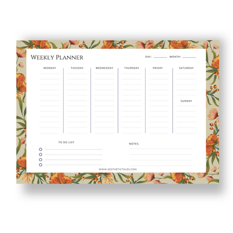 Autumn Love Planner Autumn Love Planner
