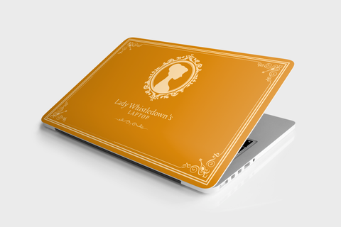 Lady Whistledown (Yellow) - Laptop Skin Lady Whistledown (Yellow) - Laptop Skin