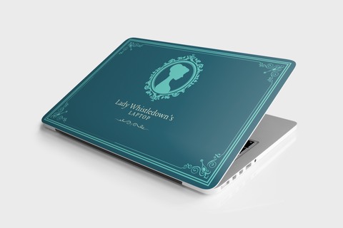 Lady Whistledown (Turqoiuse) - Laptop Skin Lady Whistledown (Turqoiuse) - Laptop Skin
