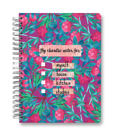 My Chaotic Notes - Spiral Hardcover Journal My Chaotic Notes - Spiral Hardcover Journal