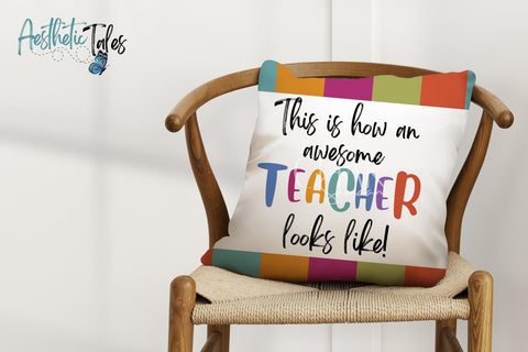 Awesome Teacher | Cushion Cover Awesome Teacher | Cushion Cover