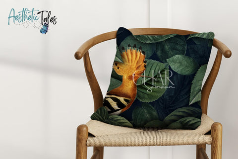 Golden Bird | Cushion Cover Golden Bird | Cushion Cover