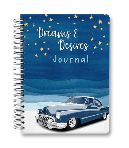 Dreams and Desires (Car Edition)  - Spiral Hardcover Journal Dreams and Desires (Car Edition)  - Spiral Hardcover Journal