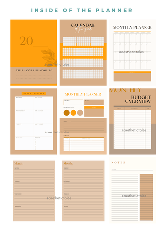 Serene - Yearly Planner Serene - Yearly Planner