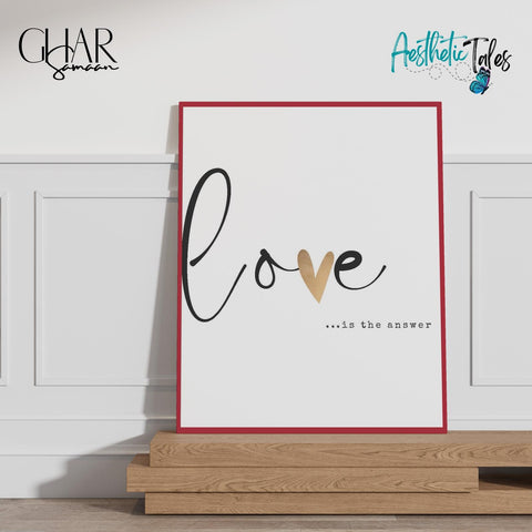 Love | Wooden Plaque Love | Wooden Plaque