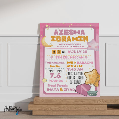 Announcement Board - Girl (Wall/Table Art) Announcement Board - Girl (Wall/Table Art)