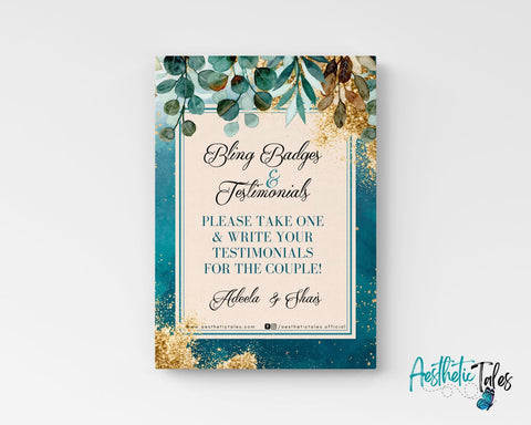 Wedding Announcement Board - Flora Wedding Announcement Board - Flora