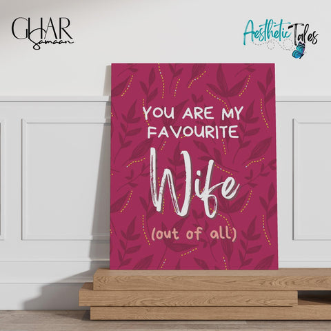 Wife | Wooden Plaque Wife | Wooden Plaque