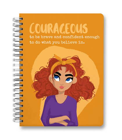 Courageous - Spiral Hardcover Journal Courageous - Spiral Hardcover Journal