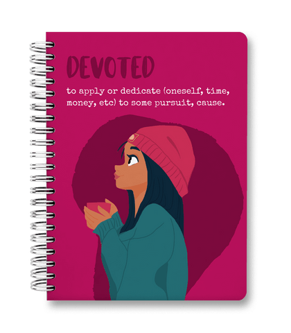 Devoted - Spiral Hardcover Journal Devoted - Spiral Hardcover Journal