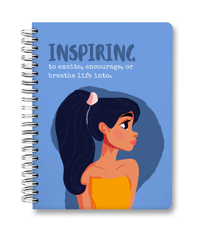 Inspiring - Spiral Hardcover Journal Inspiring - Spiral Hardcover Journal