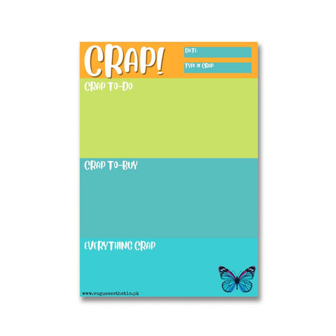 Crap List - Memo Notepad Crap List - Memo Notepad