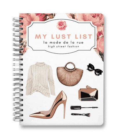 My Lust List - Spiral Hardcover Journal My Lust List - Spiral Hardcover Journal