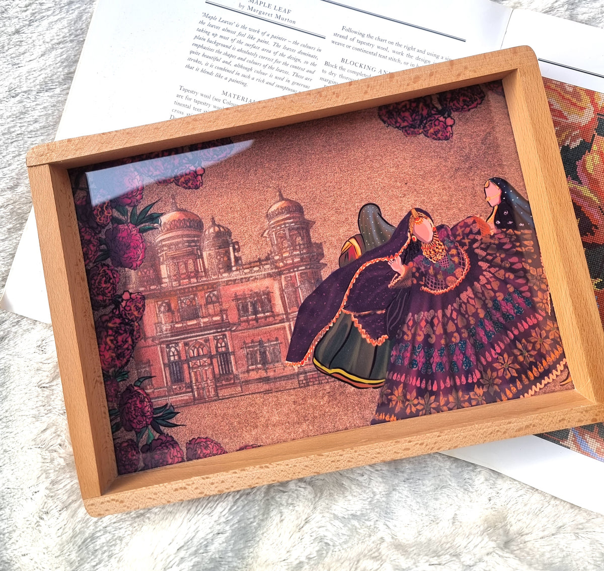 Noor e Chashm - Wooden Tray