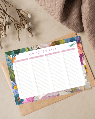 Grocery List Memopad