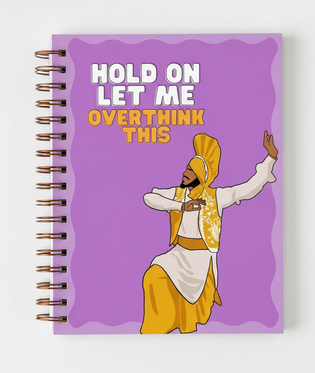 Overthink - Spiral Hardcover Notebook