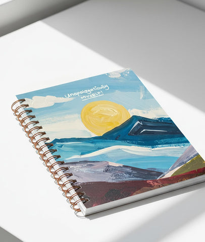 Unapologetically Myself - Spiral Hardcover Notebook