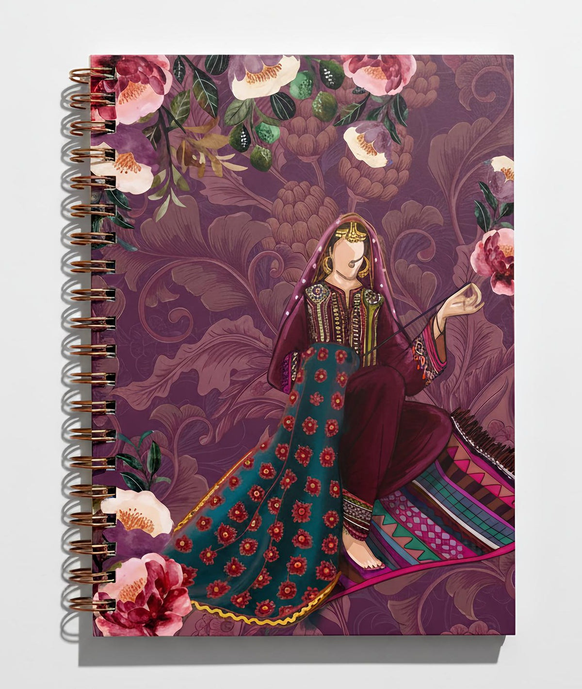 Ethnic - Spiral Hardcover Notebook