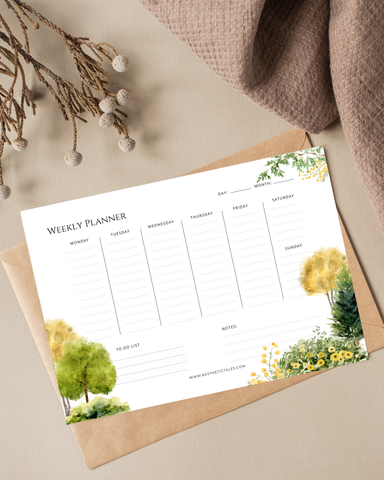 Weekly Planner Memopad