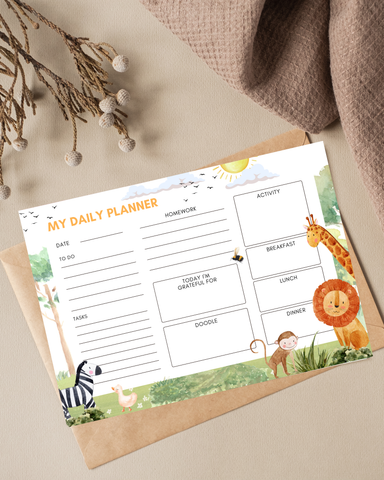 Safari - Kids Planner Memopad