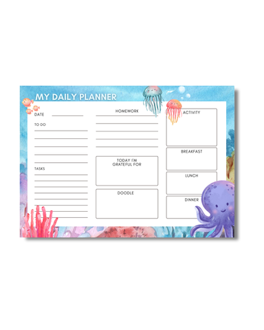 Marine - Kids Planner Memopad