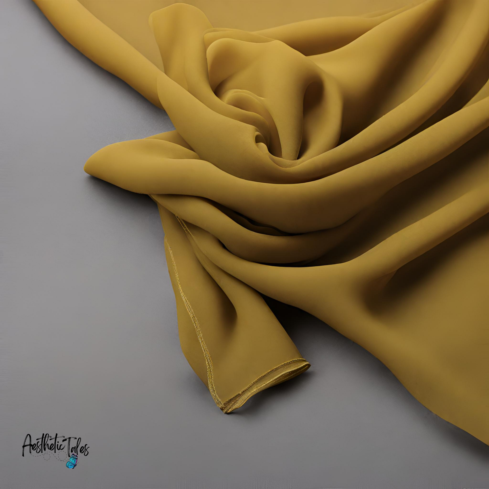 Premium Chiffon Hijab - Yellow