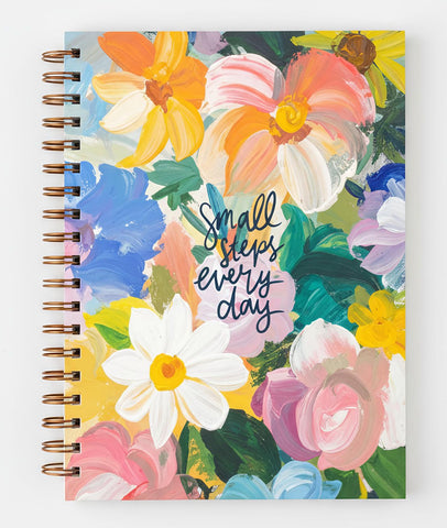 Small Steps Every Day - Spiral Hardcover Notebook