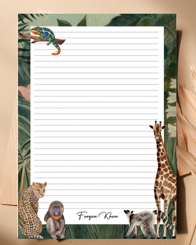 Amazon - Customized letter pad