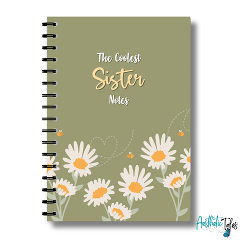 Coolest Sister - Subject Notebook