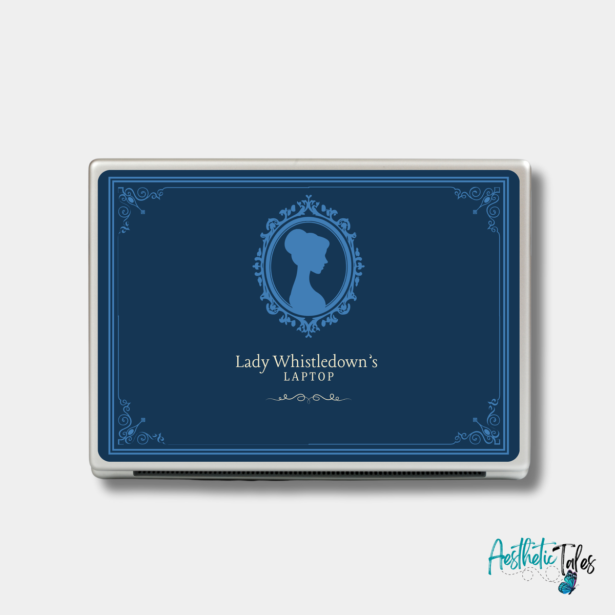 Lady Whistledown (Blue) - Laptop Skin