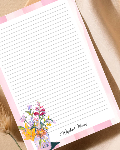 Petal Whisper - Customized letter pad