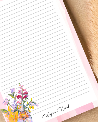 Petal Whisper - Customized letter pad