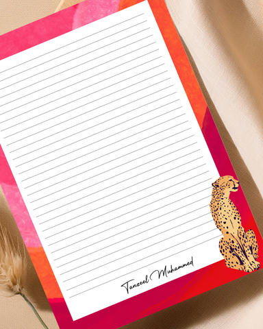 Wild - Customized letter pad