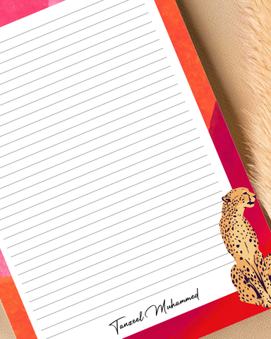 Wild - Customized letter pad