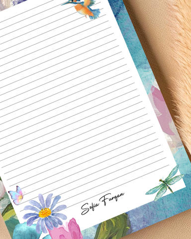 Lavender Lane - Customized letter pad