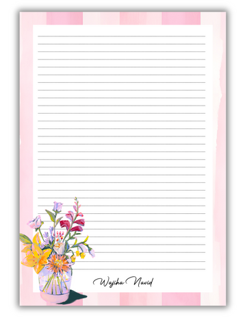 Petal Whisper - Customized letter pad
