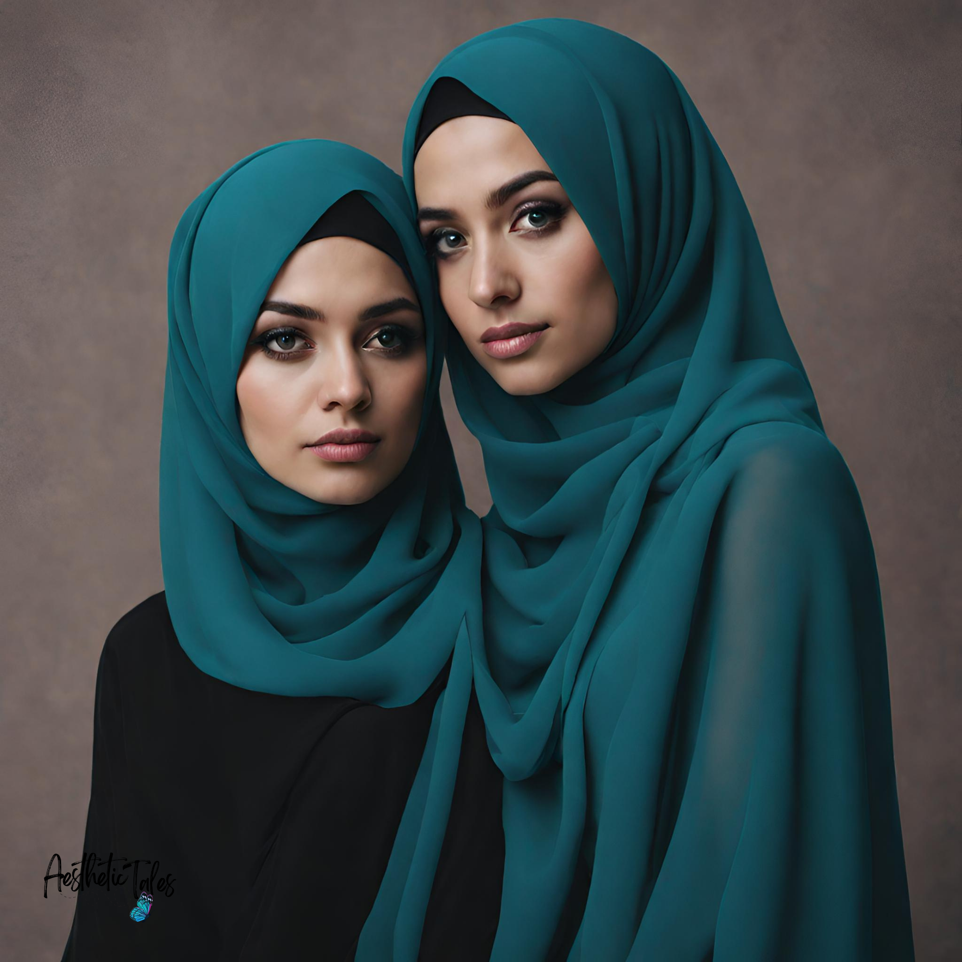 Premium Chiffon Hijab - Turquoise