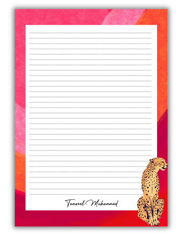 Wild - Customized letter pad