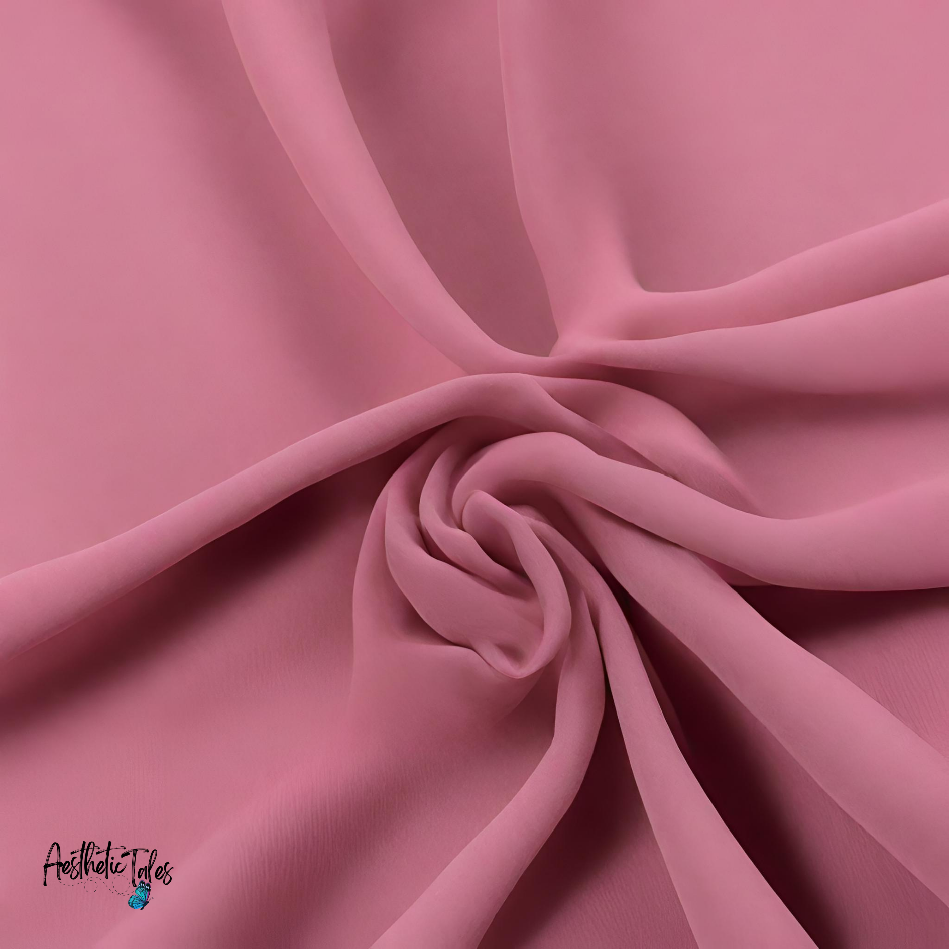 Premium Chiffon Hijab - Kashmiri Pink