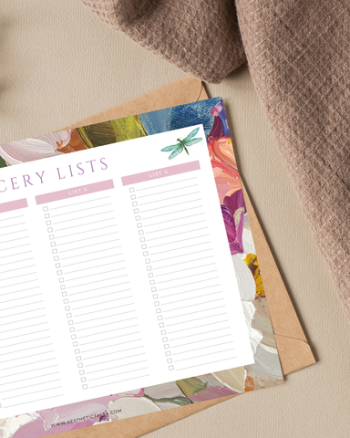 Grocery List Memopad