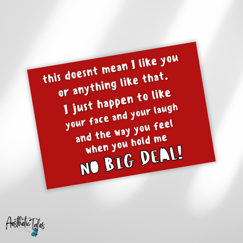 Big Deal | Postcard
