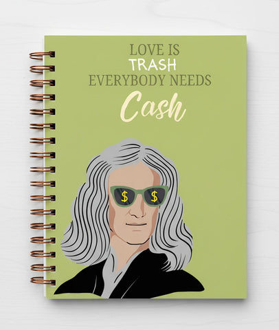 Love is Trash - Spiral Hardcover Notebook