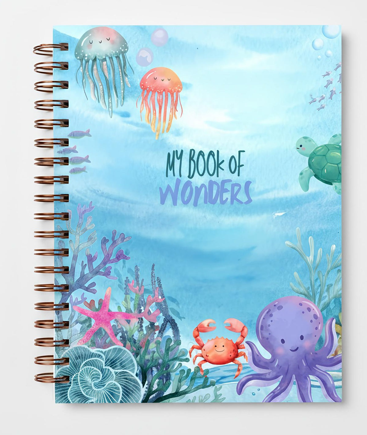 My Book Of Wonders - Spiral Hardcover Notebook