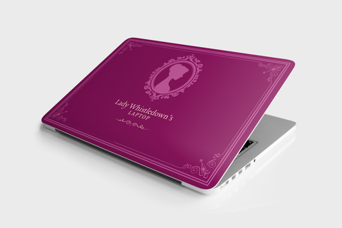 Lady Whistledown (Pink) - Laptop Skin