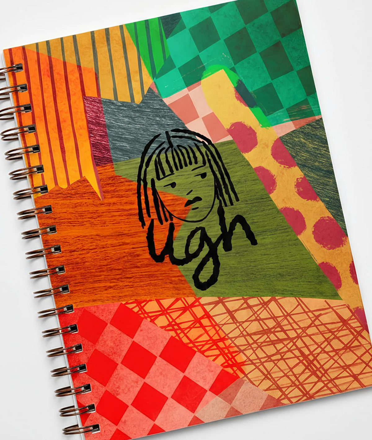 Ugh - Spiral Hardcover Notebook
